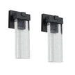 Outdoor Waterproof Transparent LED Crystal Wall Light Supports Many Types Of Bulb-2 Packs With Light Sensitivity