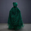 Halloween Costume Witch Children Dress Cloak Broom Set
