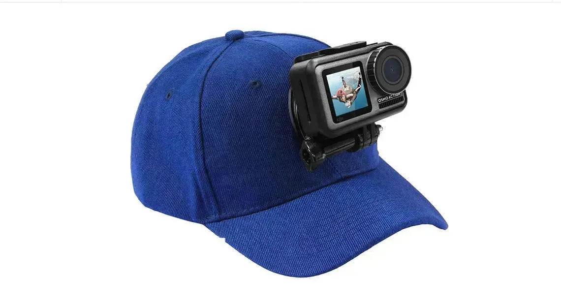 Canvas Sun Hat Cap Cycling Hiking Golfing Fishing For Sports Action Cam Camera