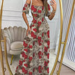 Off Shoulder Summer Maxi Dress Hollow out Cute Flowy dress