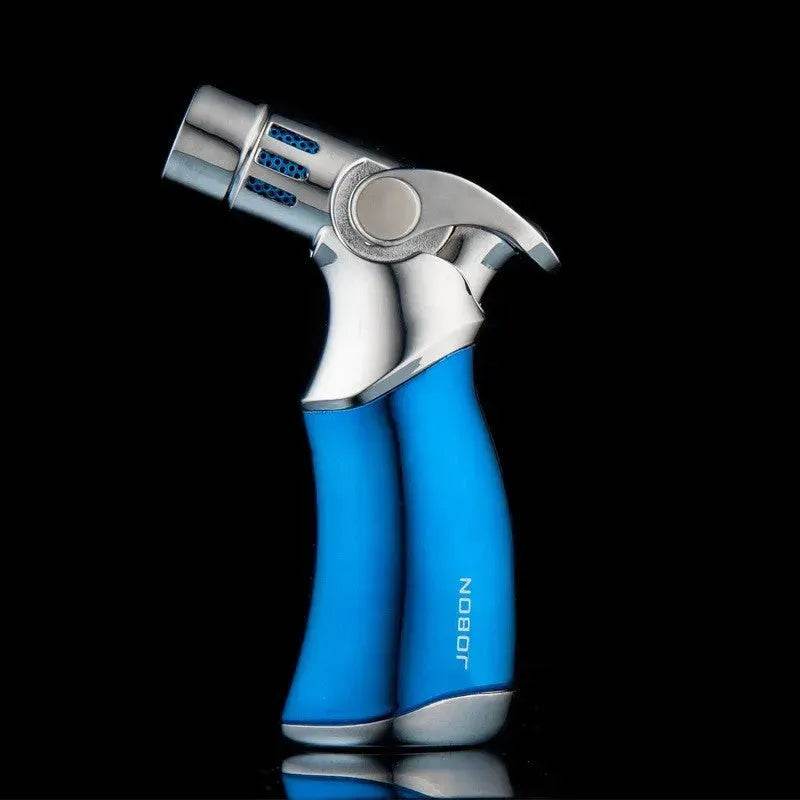 Metal Windproof Blue flame Butane Torch Lighter Cigar Lighter