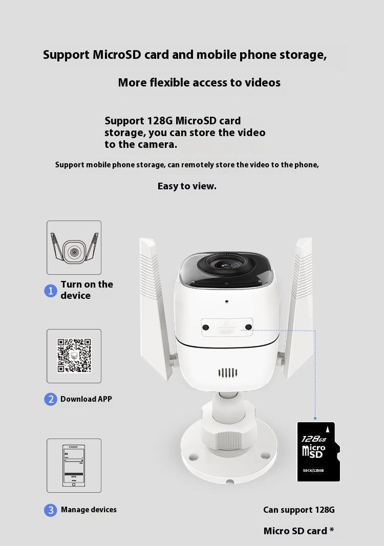 1080P Outdoor Security Camera with 30m Infrared Night Vision