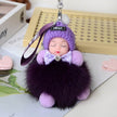 Cute Sleeping Doll Plush Doll Keychain Pendant Backpack Handbag Wallet Accessories