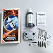 Mini Remote Control Drone Rocket Toy with LED Lights, Foldable RC Aircraft