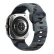 Sport Style Watch Ultra Wave Reverse Buckle Silicone  Strap