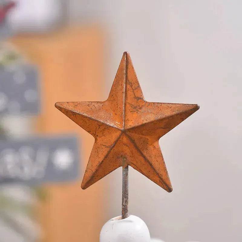 Creative Wooden  DIY Twine Wooden Bead Christmas Tree decorations Ornaments