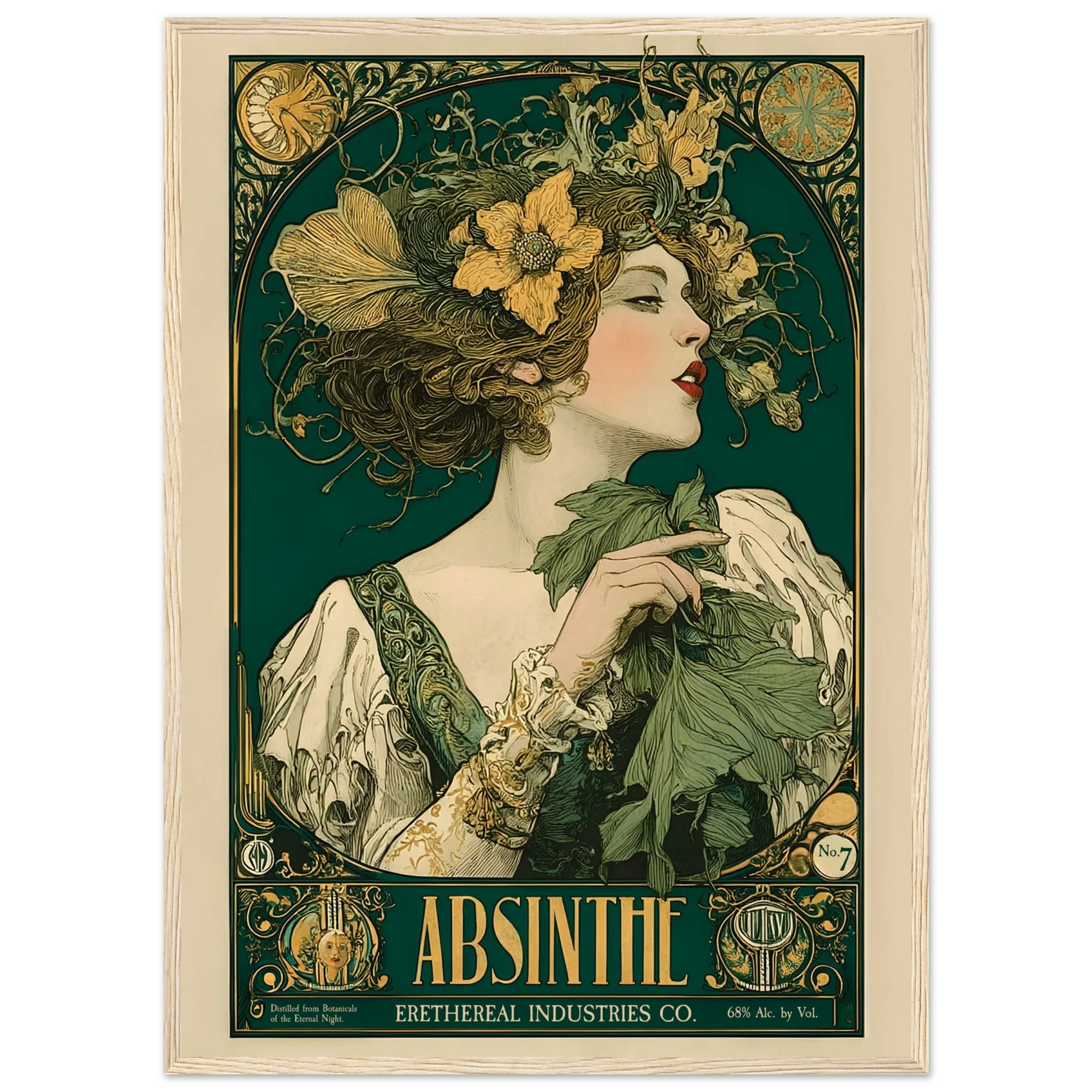 L’Absinthe d’Ombre - Poster & Framed Print