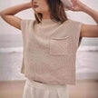 Women Knitted short Sleeve Pullover Tops for women