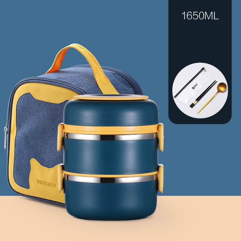 304 Stainless Steel Multi-layer Thermal insulated lunch container