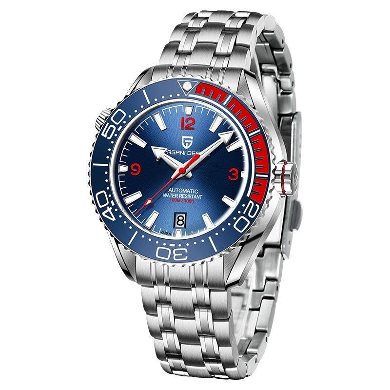 Men's Luminous Mechanical Watch Rotatable Bezel Sports Watch