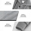 Mens Hooded Sweater – Polyester Pullover Hoodie with Long Sleeves