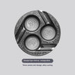 Three-slot Retro Metal Easy-to-clean Cigar Ashtray