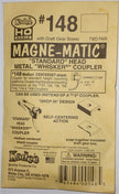 Kadee #148 HO Magne-Matic Standard Head Metal Whisker Coupler Medium 9/32