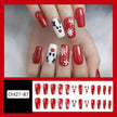 24pcs Christmas False Nail Decal stickers