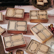 Baroque Fantasia Wooden Seal Set – Decorative Notebook Stamp Paintings (6 Designs)