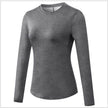 Quick Drying Breathable Long Sleeve Yoga Workout Gym T-shirt for women