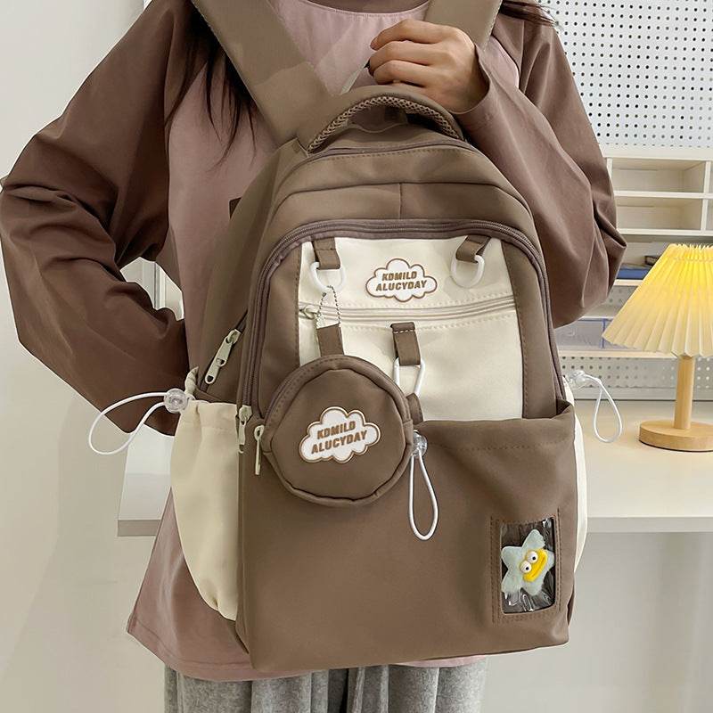 Matching High School Girls Backpack and Tote Bag