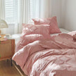 Cut Flower Geometric  Simple Pure Color Duvet Cover Pillowcase