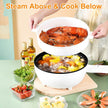 Electric Hot Pot Non-Stick Frying Pan Portable Rapid Noodles Cooker Electric Skillet