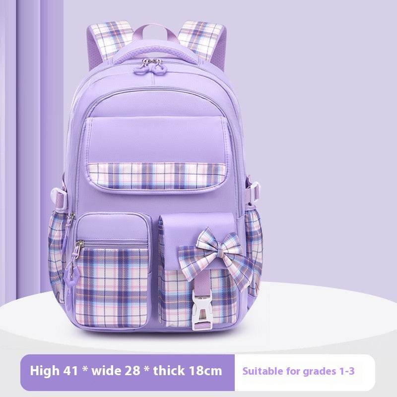 Children's Backpack Lightweight Spine-protective Burden Reduction Large Capacity