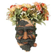 Smoker Man Wooden Resin Craft Ornaments Wall Decor