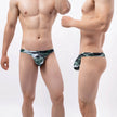 Male Creative Printed Swimming Brief thong Pants underwear