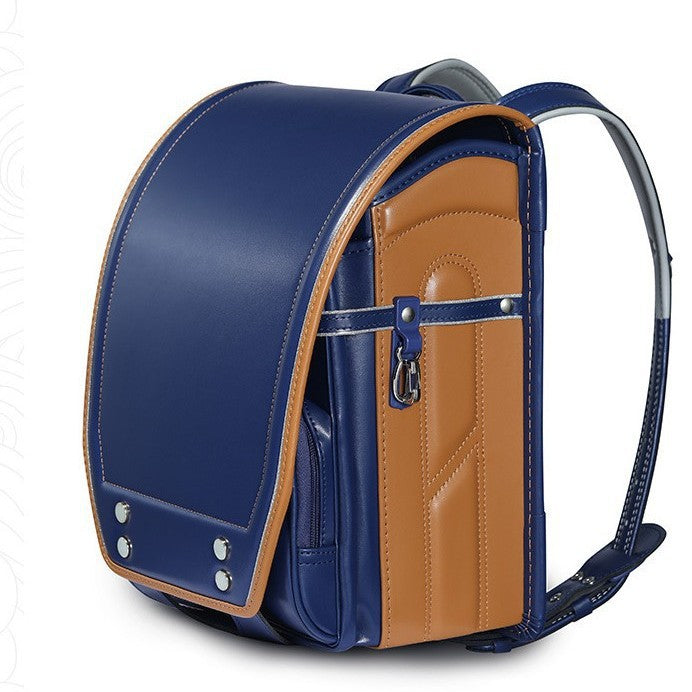 Kids Ergonomic Spine-Protecting School Backpack – Load-Reducing PU, 4 Colours
