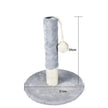 Cat Scratching Post with Platform & Hanging Toy – Multi Level Cat Tree Scratcher with Plush Bed