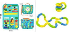 New Busy Book Children's Busy Board Dressing And Buttoning Learning Baby Early Education Preschool Sensory Learning Toy