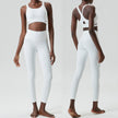 2pcs set Yoga Clothes Sleeveless Crop Workout top and Gym Leggings