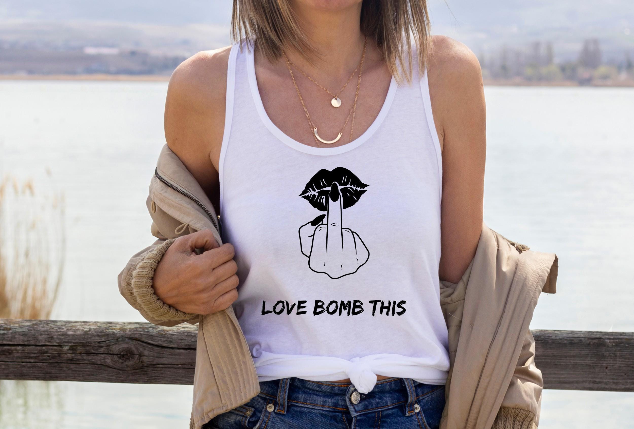 Love Bomb This Racerback Tank Top