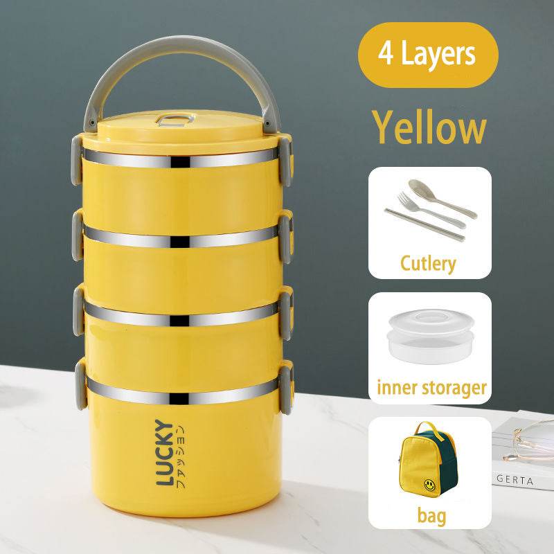 Sealed Multi Layered Thermal Stainless Steel Insulated Lunch box