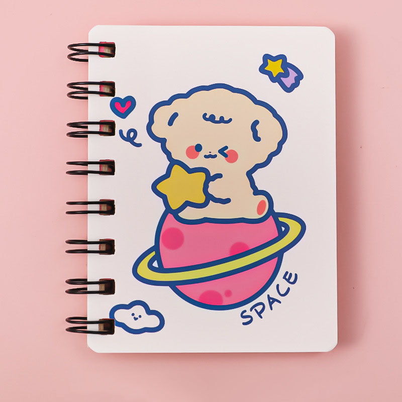 Astronaut Pocket Flipper Notebook – Space Themed Mini Flip Notepad (10.5×8cm)