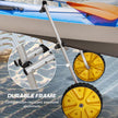 Soozier Alumnium Kayak Cart Dolly, Kayak Wheels with Adjustable Height and Width, for Kayaks, Canoes, Paddleboards