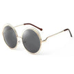 Large Frame Round Frame Unisex Sun Glasses True Film Ink Mirror Flat Light Mirror