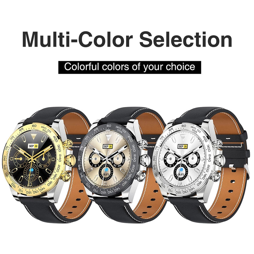 IP68 Waterproof Stainless Steel Smart Watch – Fashion Sport Fitness Watch