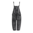 Personality Street Tooling Style Overall Baggy Jeans Pant Women