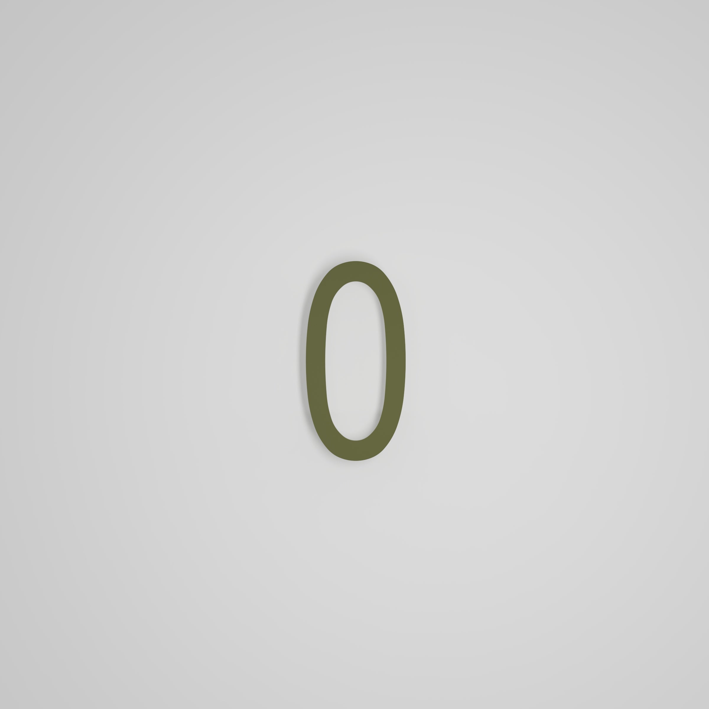 Chiffres flottants d'adresse civique de 6 pouces [1711]