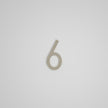 Chiffres flottants d'adresse civique de 6 pouces [1711]