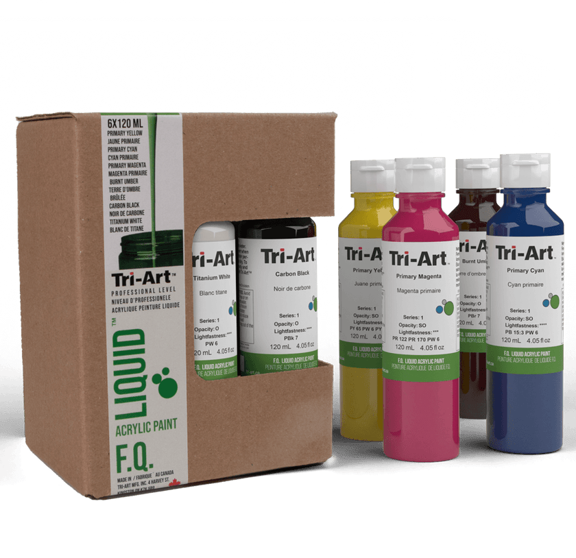 Tri-Art Liquids - 6 Colour Sets