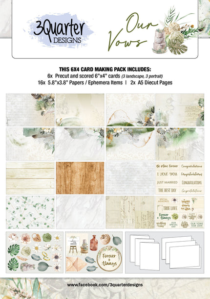 3Quarter Designs - Card Collection - Our Vows