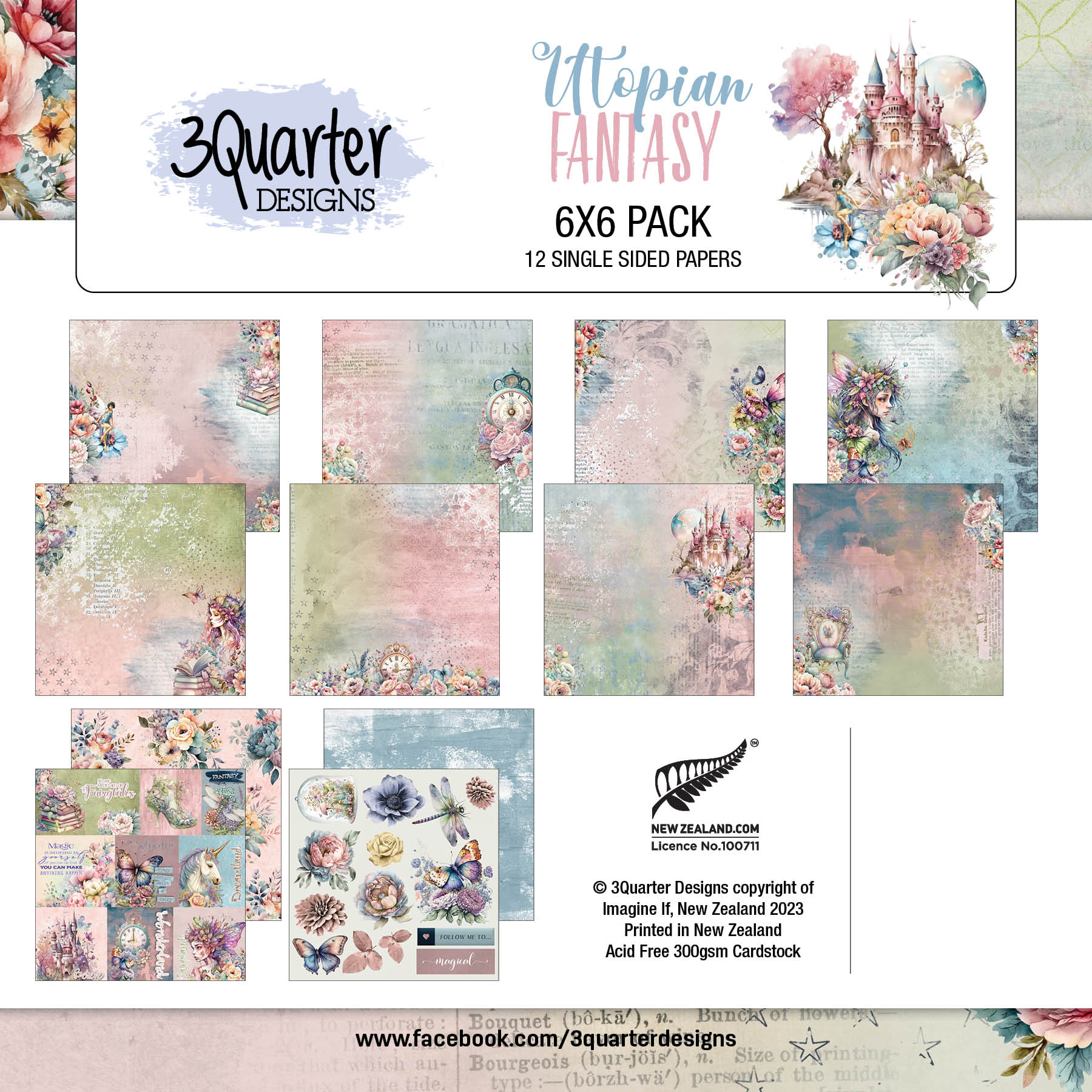 Utopian Fantasy Paper Pack 6