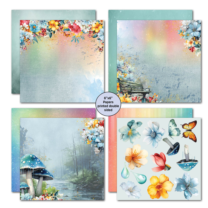 3Quarter Designs Tomorrow's Rainbow 6x6 Paper Pack