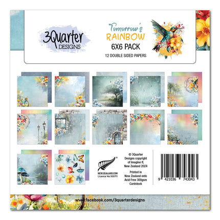 3Quarter Designs Tomorrow's Rainbow 6x6 Paper Pack