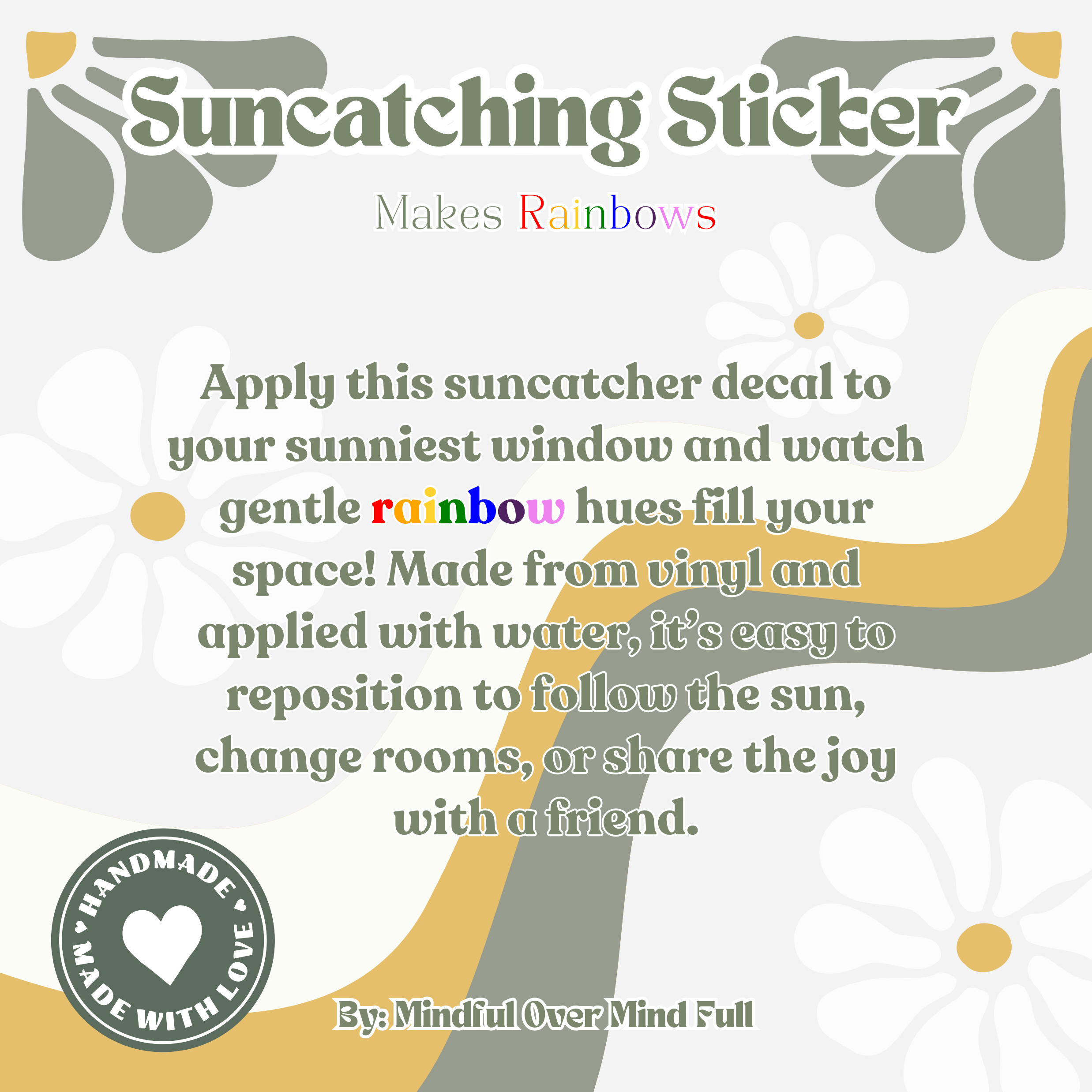 Mountain Sunset Suncatcher