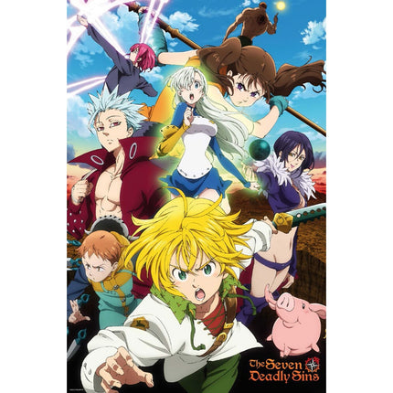 7 Deadly Sins Meliodas & Sins 24x36 Poster