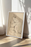 AU FIL DU TRAIT, Oeuvre sur toile étirée