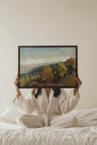 AMBER HILLS, Oeuvre sur toile étirée