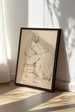 AU FIL DU TRAIT, Oeuvre sur toile étirée