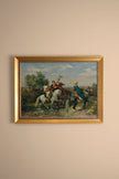 CHEVAUCHÉE D'ORIENT, CADRE VINTAGE OR